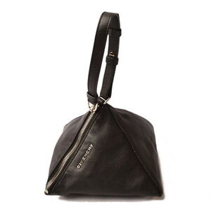 Givenchy Pyramid Accessory Pouch Clutch Bag Black Lambskin Studs